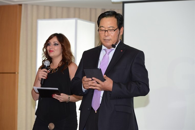 LG Electronics unveils for the first time its G3 phone in Lebanon